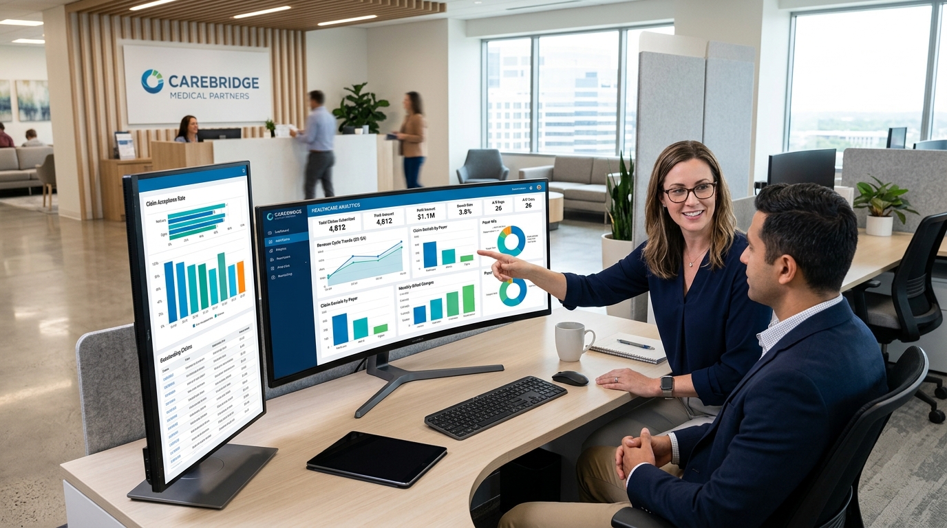 Medical billing analytics dashboard